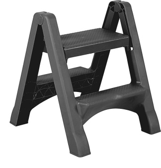 Dark Grey 24'' Folding Stepstool
